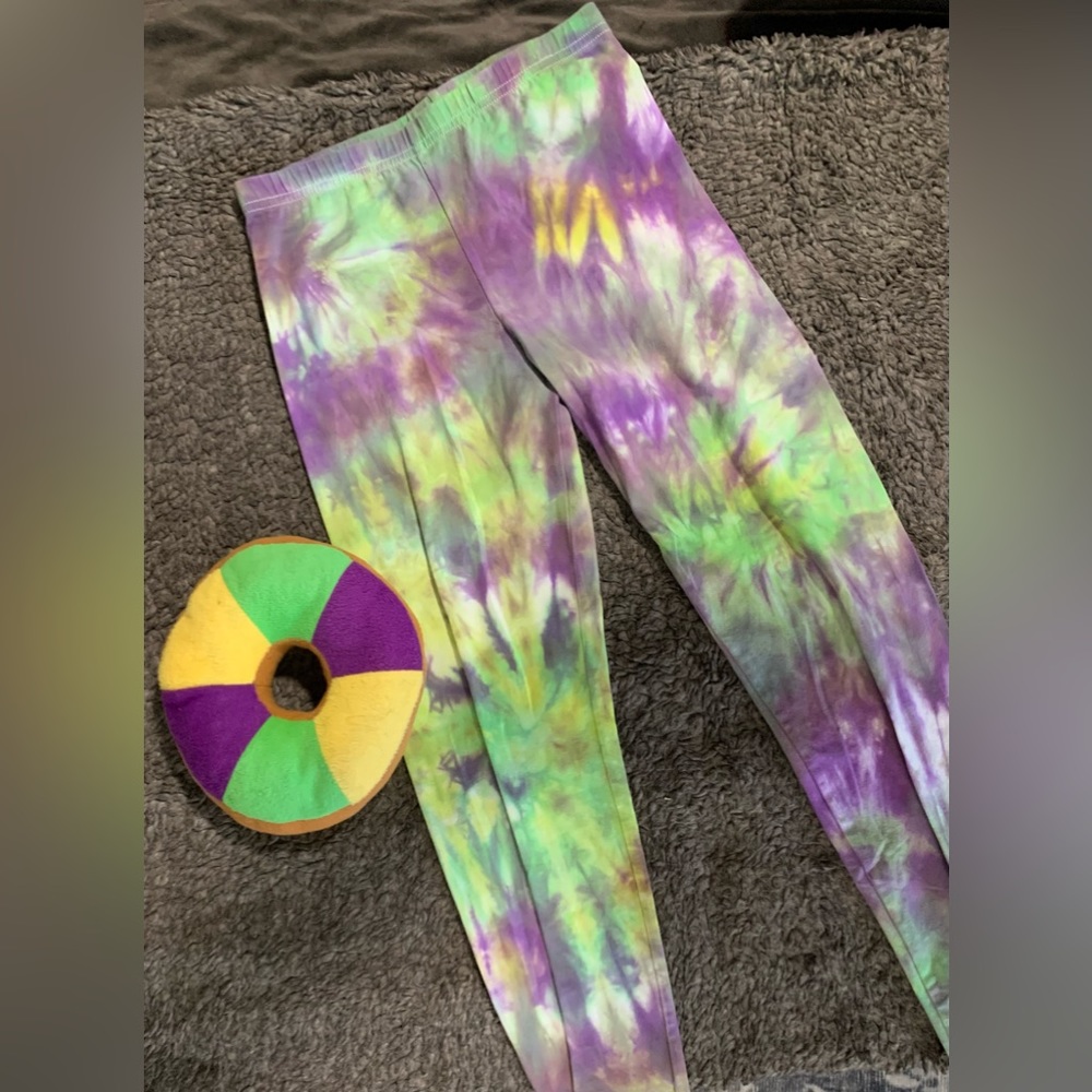 Mardi Gras leggings